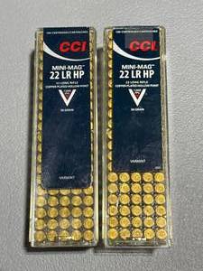 lot 1 image: 200 Rounds cci .22lr Hollow Point Ammo