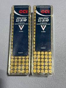 lot 2 image: 200 Rounds cci .22lr Hollow Point Ammo