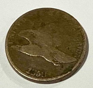 lot 25 image: 1858 Flying Eagle Cent
