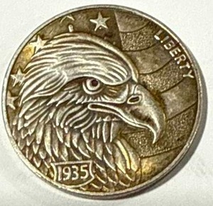 lot 27 image: Hobo Buffalo Nickel