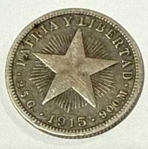 lot 28 image: 1915 Silver Coin
