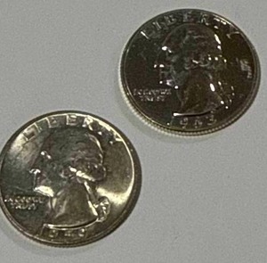 lot 36 image: Lot of 2 High Grade Silver Quarters