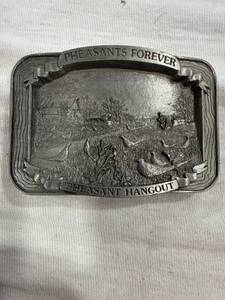 lot 0746 image: Pheasants Forever Belt Buckle