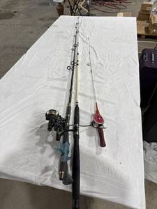 lot 0756 image: Assorted Fishing Rods