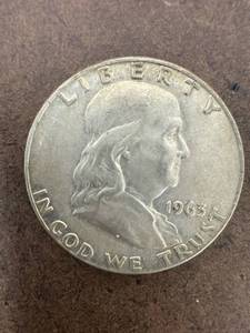 lot 0766 image: 1963D Franklin Half Dollar