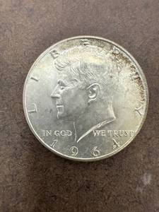 lot 0768 image: 1964D Kennedy Half Dollar