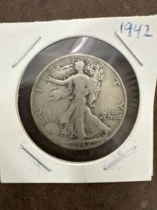 lot 0770 image: 1942 Walking Liberty Half Dollar