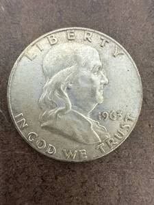 lot 0773 image: 1963D Franklin Half Dollar