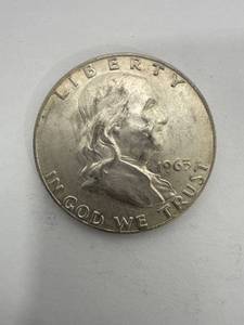 lot 0780 image: 1963D Franklin Half Dollar