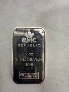 lot 0793 image: 1 oz RMC Fine Silver Bar