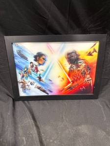 lot 0836 image: Framed Star Wars Poster