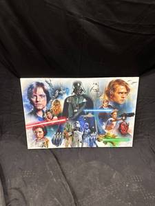lot 0837 image: Star Wars Canvas Print