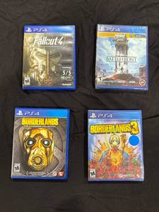 lot 0843 image: PS4 Games Lot Borderlands, Fallout, Star Wars