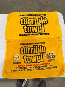 lot 0851 image: Steelers Terrible Towels (2)