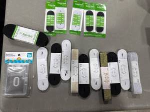 lot 0884 image: Elastic Trims & Badge Holders Lot