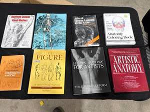 lot 0897 image: 9 Anatomy Books Lot