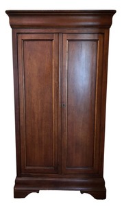 lot 15R image: MB - National Mt. Airy Armoire Wooden Wardrobe Cabinet