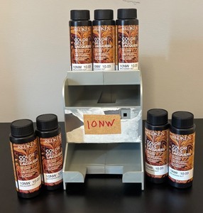 lot 143R image: O - Set of 7 Redken Color Gels Lacquers Macadamia Nut 10NW 2oz Bottles