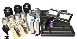 lot 146R image: O - Office Supplies Lot Drawer Organizers, Pen Holders, Staplers, Magnifier Sets and More