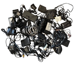 lot 196R image: O - Collection of Assorted Charging Cables and Power Adapters