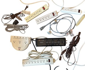 lot 199R image: O - Collection of Power Strips and Extension Cords