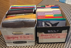 lot 258R image: O - Lot of Hanging File Folders, Envelopes and Dividers