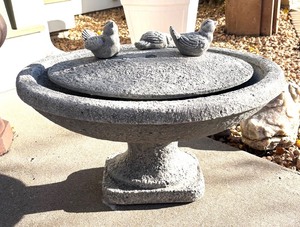 lot 260R image: FY - Massarelli Fountain with Bird Accents