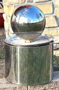 lot 280R image: SY - Stainless Steel Outdoor Sphere Fountain