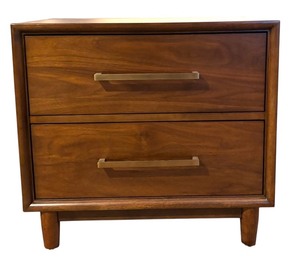 lot 285R image: MB - Universal Broadmoore Furniture Nightstand with Outlets and USB Ports