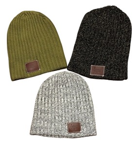 lot 292R image: MB - Set of 3 Love Your Melon Knit Beanie Hats