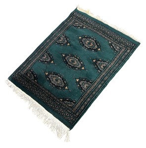 lot 295R image: MB - Vintage Handwoven Wool Rug from Pakistan