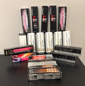 lot 305R image: O - Assorted Professional Hair Color Products by Keune, Goldwell, Redken, Matrix and More