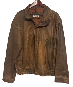 lot 330R image: OC - Vintage USA Plaza Intelli Mood Leather Coat