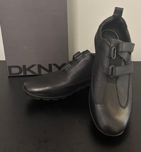 lot 343R image: O - DKNY Stedman Black Leather Mens Shoes Size 10