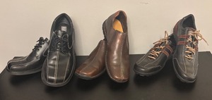 lot 344R image: MB - Set of 3 Pairs Mens Size 10.5 Shoes by Cole Haan and Kenneth Cole Reaction