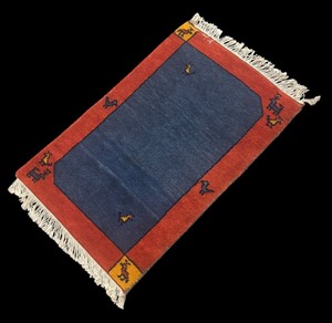 lot 348R image: H - IKEA Indo-Gabbeh Wool Rug