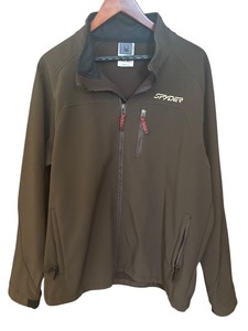 lot 349R image: OC - Spyder Mens Brown Softshell Jacket Size Large