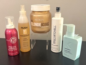 lot 367R image: O - Collection of 5 Hair Care and Styling Products
