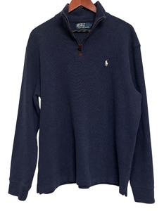 lot 374R image: OC - Ralph Lauren Polo Quarter-Zip Pullover Shirt Size Large