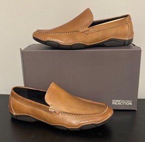 lot 430R image: O - Kenneth Cole Reaction Tour-nament Cognac Shoes Size 10 12
