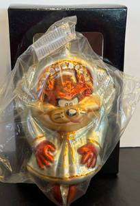 lot 36DD image: 1995 Christopher Radko Looney Tunes Christmas Taz Angel Ornament with Box