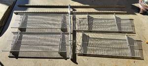 lot 112D image: G - Metal Shelving Unit System with 7 Shelves (34 in, 36 in, 40 in)