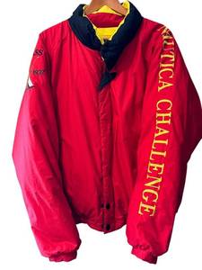 lot 250D image: LNDRY - Nautica Challenge J-Class Red Puffer Jacket XL