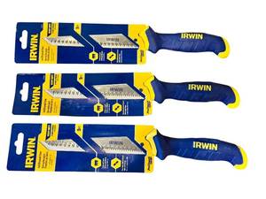 lot 277D image: MBR - Set of 3 Irwin ProTouch Utility Jab Saws 5 Inch