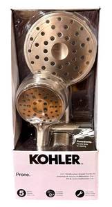 lot 287D image: LR - New Kohler Prone 3-in-1 Multifunction Shower Combo Kit