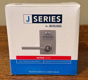 lot 288D image: LR - Schlage J Series Keypad Lever Lockset, Sealed Box