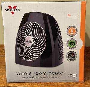 lot 325D image: LR - Vornado Whole Room Heater with Adjustable Thermostat