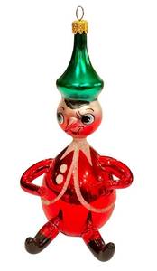lot 394D image: Soffieria De Carlini Italian Pinocchio Christmas Ornament