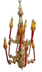 lot 395D image: Christopher Radko Beaded Chandelier Ornament