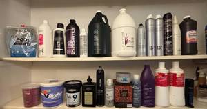 lot 490R image: BC - Collection of Professional Salon Hair Care and Styling Products